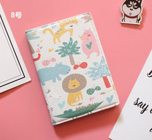 将图片加载到图库查看器,The Japanese Fresh style Passport Holder,PU Leather Travel Passport Cover Credit Card ID Card Holder Size:10*14CM
