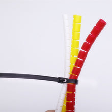 将图片加载到图库查看器,20PCS Zip Ties Releasable Cable Tie color Black and White Plastic 8mm*150mm 8*200 8*250 8*300 8*400 8*450mm