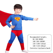 将图片加载到图库查看器,Halloween cosplay costume Set Spider mask Suit Party Costume Kids Long Sleeve spider Red man Performance Apparel Children's baby