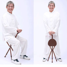 将图片加载到图库查看器,Cofoe crutch Elderly Walking Chair Stick Chair Folding Aluminium Lightweight Portable Folding Walker Cane Walking Stick Elderly