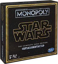 将图片加载到图库查看器,Monopoly: Star Wars Complete Saga Edition Board Game for Kids Ages 8 & Up