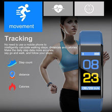将图片加载到图库查看器,115 Plus Bluetooth Smart Watch Heart Rate Monitor Smart Watch Fitness Tracker Bracelet Waterproof Smart Wristband