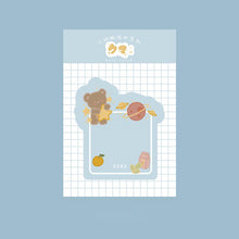 将图片加载到图库查看器,Cartoon Small Animal Sticky Notes N-time Sticker Set