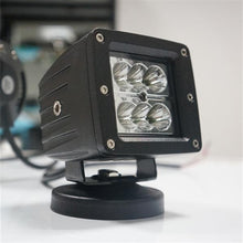 将图片加载到图库查看器,3 Inch 24W Flood LED Work Light Fog Lamp Offroad Driving SUV UTE Black