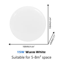 将图片加载到图库查看器,Sarah Modern Ultra Thin LED Ceiling Lights LED Panel Lighting Fixture Surface Mount for Home Living Room Bathroom 15-50W SMD 2835 220V