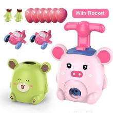将图片加载到图库查看器,NEW Power Balloon Launch Tower Toy Puzzle Fun Education Inertia Air Power Balloon Car Science Experimen Toy for Children Gift