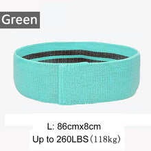 将图片加载到图库查看器,Pilates Hip Circle Anti Slip Yoga Belt Resistance Bands Home Fitness Loop Booty Elastic Training Rubber Cotton Workout Exercise