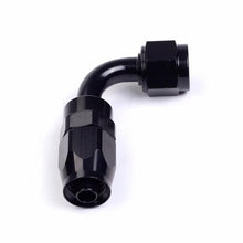 将图片加载到图库查看器,Universal AN-4 90 Degree Swivel Hose End Black