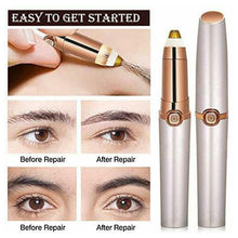 将图片加载到图库查看器,Painless Electric Eyebrow Epilator Pen Lip Face Hair Razor Hair Remover Eyebrow Trimmer Shaver Makeup Cosmetic Tools