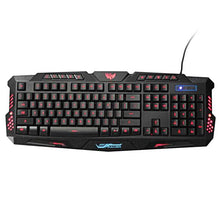 将图片加载到图库查看器,A877 114-Key LED Backlit Wired USB Gaming Keyboard Black