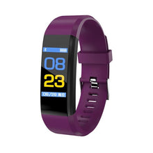 将图片加载到图库查看器,115 Plus Bluetooth Smart Watch Heart Rate Monitor Smart Watch Fitness Tracker Bracelet Waterproof Smart Wristband