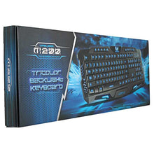 将图片加载到图库查看器,A877 114-Key LED Backlit Wired USB Gaming Keyboard Black