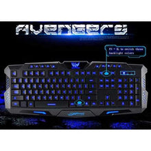 将图片加载到图库查看器,A877 114-Key LED Backlit Wired USB Gaming Keyboard Black