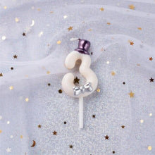 将图片加载到图库查看器,Cake Number Topper Birthday Party Cake Decoration 0 1 2 3 4 5 6 7 8 9 Anniversary Cake Numbers Age Party Decoration