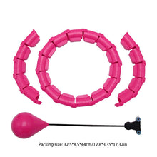 将图片加载到图库查看器,Slimming Circle for Adults Beginners 24 Knots Abdoment Fitness Beauty 2 in 1 Detachable Training Weight Reducing Ring