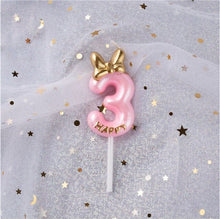 将图片加载到图库查看器,Cake Number Topper Birthday Party Cake Decoration 0 1 2 3 4 5 6 7 8 9 Anniversary Cake Numbers Age Party Decoration