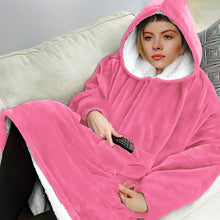 将图片加载到图库查看器,Oversized Hoodies Sweatshirt Women Winter Hoodies Fleece Giant TV Blanket With Sleeves Pullover Oversize Women Hoody Sweatshirts