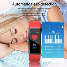 将图片加载到图库查看器,115 Plus Bluetooth Smart Watch Heart Rate Monitor Smart Watch Fitness Tracker Bracelet Waterproof Smart Wristband