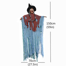 将图片加载到图库查看器,2M Big Devil Horror Halloween Hanging Ghosts Skull Skeleton Halloween Decorations Haunted House Bar Club Halloween Scary Ghosts