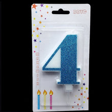 将图片加载到图库查看器,1 Pcs Extra Large Pink Glitter Digital Candle Happy Birthday Cake Decoration Princess Confession 520 Boy Girl Number 0-9