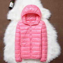 将图片加载到图库查看器,Spring Plus Size 4XL Women Down Jacket Winter Ultra Light 90% White Duck Down Coat Short Hooded Puffer Jacket Female Warm Parka