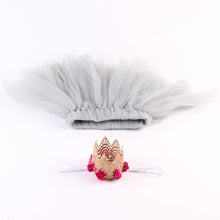 将图片加载到图库查看器,Newborn Baby Girl Skirt Photography Clothing Infant Tutu Lace Skirt Crown Headband Bebe Princess Pettiskirts Photo Costumes