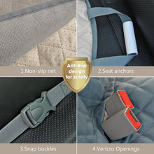 将图片加载到图库查看器,Dog Car Seat Cover View Mesh Waterproof Pet Carrier Car Rear Back Seat Mat Hammock Cushion Protector With Zipper And Pockets