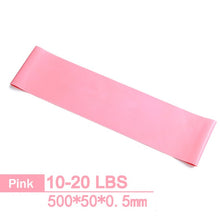 将图片加载到图库查看器,Anti Slip Resistance Bands Home Fitness Loop Pilates Hip Circle Booty Elastic Training Rubber Cotton Workout Yoga Belt Exercise