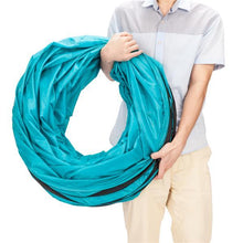 将图片加载到图库查看器,18' Agility Training Tunnel Pet Dog Play Outdoor Obedience Exercise Equipment Blue