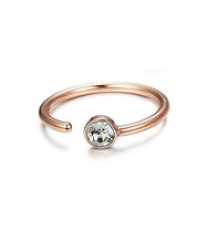 将图片加载到图库查看器,Human Body Piercing C-Shaped Stainless Steel Rhinestone Nose Ring