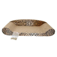 将图片加载到图库查看器,415 Harden Corrugated Paper Pet Cat Toy Cat Sofa Claws Grinding Board with Catnip (Medium Size) Earthy Y