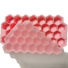 将图片加载到图库查看器,Cavity Ice Cube Tray Honeycomb Ice Cube Mold Food Grade Flexible Silicone Ice Molds for Whiskey Cocktail