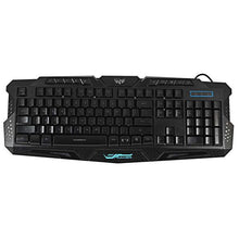 将图片加载到图库查看器,A877 114-Key LED Backlit Wired USB Gaming Keyboard Black