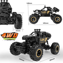 将图片加载到图库查看器,2020 New 1:14 Alloy 4WD RC Car 2.4G Remote Control Off Road Vehicle Climbing RC Buggy for Children Toys Car Gift Model