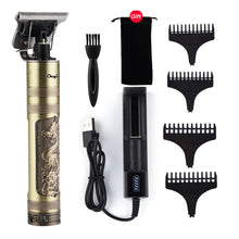 将图片加载到图库查看器,USB Rechargeable T9 Baldheaded Hair Clipper Electric hair trimmer Cordless Shaver Trimmer 0mm Men Barber Hair Cutting Machine