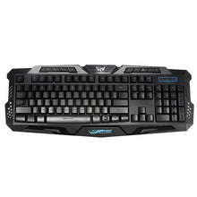 将图片加载到图库查看器,A877 114-Key LED Backlit Wired USB Gaming Keyboard Black