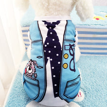 将图片加载到图库查看器,Cartoon Dog Shirt Summer Small Dog Clothes Chihuahua Tshirt Puppy Vest Yorkshire Terrier Pet Clothes Ropa Perro Pets Clothing