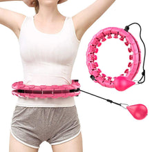 将图片加载到图库查看器,Slimming Circle for Adults Beginners 24 Knots Abdoment Fitness Beauty 2 in 1 Detachable Training Weight Reducing Ring