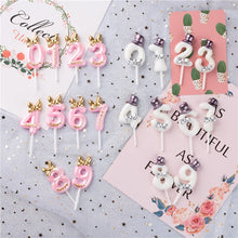 将图片加载到图库查看器,Cake Number Topper Birthday Party Cake Decoration 0 1 2 3 4 5 6 7 8 9 Anniversary Cake Numbers Age Party Decoration