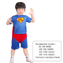 将图片加载到图库查看器,Halloween cosplay costume Set Spider mask Suit Party Costume Kids Long Sleeve spider Red man Performance Apparel Children's baby