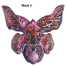 将图片加载到图库查看器,Halloween Women Men Scary Demogorgon Biochemical Zombie Cosplay Costume Mask Headgear Set Carnival Digusting Men-eater Outfit