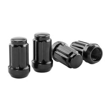 将图片加载到图库查看器,24pcs Spline Lug Nuts 12x1.5 for Toyota Tacoma Tundra FJ Cruiser & More Black