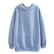 将图片加载到图库查看器,Tangada women fleece hoodie sweatshirts winter japanese fashion 2020 oversize ladies pullovers warm pocket hooded jacket SD60