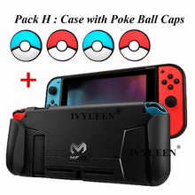 将图片加载到图库查看器,Sarah wong IVYUEEN for Nintend Switch Console TPU Protective Grips Cover Case Stores 4 Games for Switch Controller Shock-Absorption