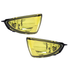 将图片加载到图库查看器,Fog Lights for 2004-2005 Honda Civic with Wiring & Switch & Bezels Yellow Lens