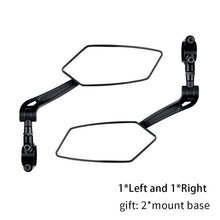 将图片加载到图库查看器,test EasyDo Bicycle Rear View Mirror Bike Cycling Wide Range Back Sight Reflector Adjustable Left Right Mirrors