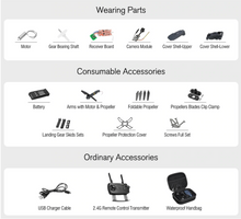 将图片加载到图库查看器,Eachine E58 WiFi FPV With Wide Angle HD 1080P/720P/480P Camera Hight Hold Mode Foldable Arm RC Quadcopter