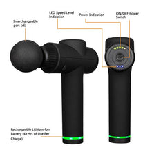 将图片加载到图库查看器,Massage Gun Set Of 6 Handbag Black