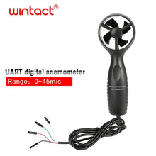 将图片加载到图库查看器,GM8903 wind speed meter long proble hot wire anemometer with 350 groups data logging and PC software