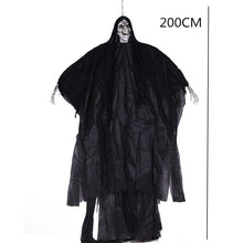 将图片加载到图库查看器,2M Big Devil Horror Halloween Hanging Ghosts Skull Skeleton Halloween Decorations Haunted House Bar Club Halloween Scary Ghosts